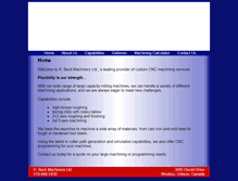 Tablet Screenshot of hbeckmachinery.com